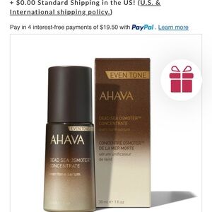 AHAVA Osmoter Concentrate Moisturizing Serum